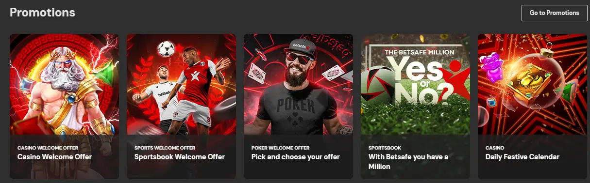 Promocje i bonusy dla graczy w kasynie Betsafe