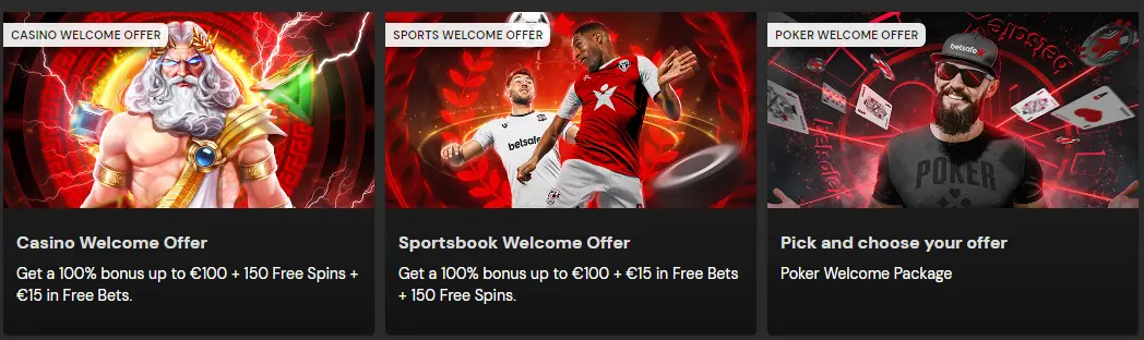 Bonus powitalny dla nowych użytkowników Betsafe