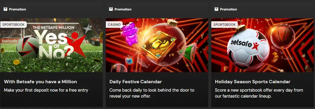 Bonus bez depozytu w kasynie Betsafe